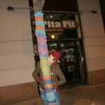 Pita Pit Yarn Bomb