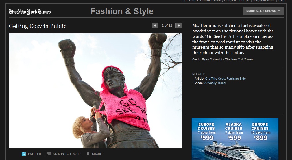 ishknits in New York Times