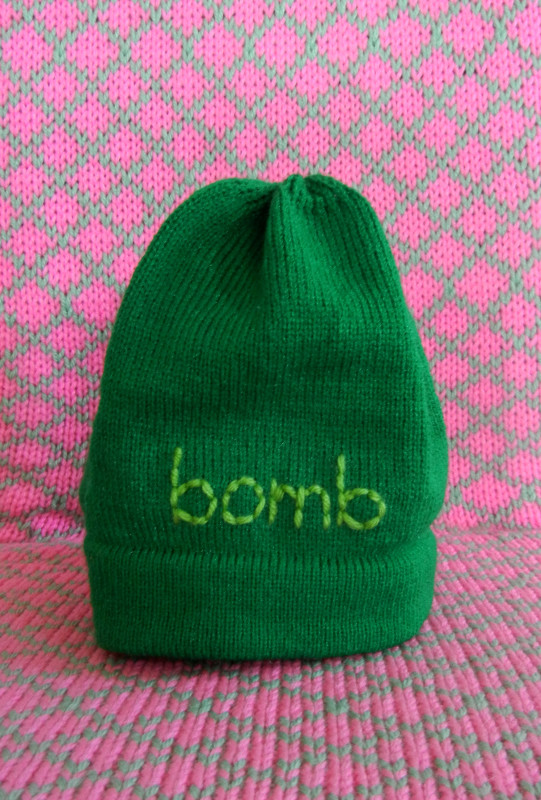 bomb hat green